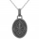 Pendentif Fleur de Lys en Argent 925