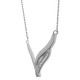 Collier en Argent 925 rhodié et Oxydes Zirconium