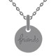 Pendentif Friends en Argent 925 rhodié