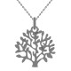 Pendentif Arbre de Vie en Argent 925 rhodié