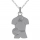 Pendentif Football en Argent 925