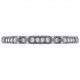 Bague en Argent 925 rhodié et Oxydes Zirconium