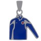 Pendentif maillot sport en Argent 925 et émail