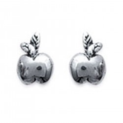 Boucles d'oreilles Pomme en Argent 925°°°