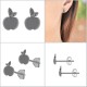 Boucles d'oreilles Pomme en Argent 925°°°