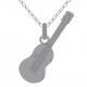 Pendentif guitare en Argent 925