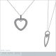 Pendentif coeur en Argent 925