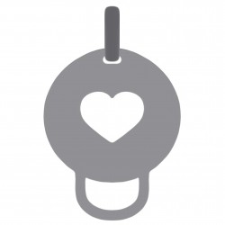 Pendentif Coeur en Argent 925