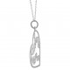 Pendentif Coeur je t'aime Maman en Argent 925
