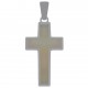 Pendentif Croix en Argent 925 et Nacre