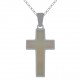 Pendentif Croix en Argent 925 et Nacre