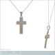 Pendentif Croix en Argent 925 et Nacre