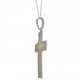 Pendentif Croix en Argent 925 et Nacre