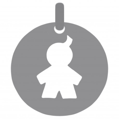 Pendentif médaille garçon en Argent 925