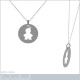 Pendentif médaille garçon en Argent 925