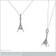 Pendentif Tour Eiffel en Argent 925