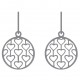 Boucles d'oreilles Coeurs en Argent 925 rhodié