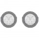 Boucles d'oreilles 6mm en Argent 925 rhodié et Oxyde Zirconium