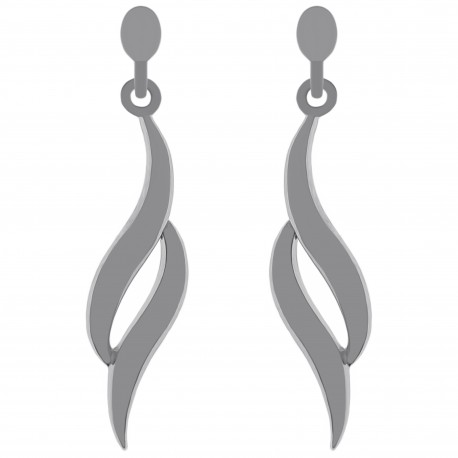 Boucles d'oreilles pendantes en Argent 925