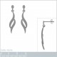 Boucles d'oreilles pendantes en Argent 925