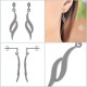 Boucles d'oreilles pendantes en Argent 925