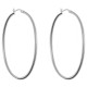 Boucles d'oreilles créoles ovales en Argent 925