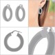 Boucles d'oreilles créoles 25mm en Argent 925