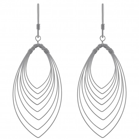 Boucles d'oreilles pendantes en Argent 925