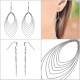 Boucles d'oreilles pendantes en Argent 925