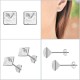 Boucles d'oreilles en Argent 925 et Cristal