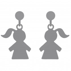 Boucles d'oreilles Fille en Argent 925