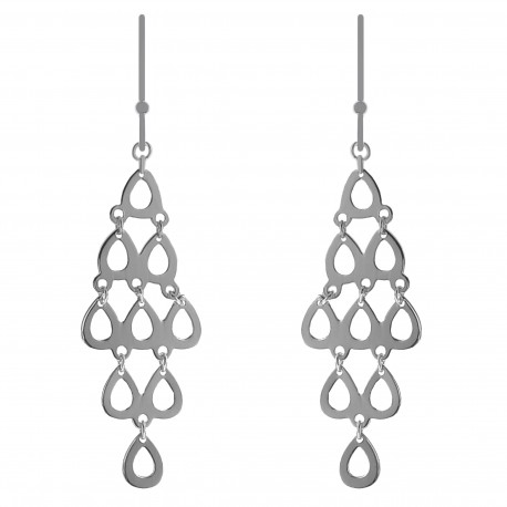 Boucles d'oreilles pendantes en Argent 925