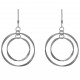 Boucles d'oreilles pendantes en Argent 925