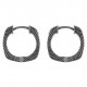 Boucles d'oreilles Créoles 14mm en Argent 925