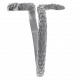 Bague Serpent en Argent 925 rhodié