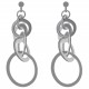 Boucles d'oreilles pendantes en Argent 925