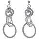 Boucles d'oreilles pendantes en Argent 925