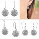 Boucles d'oreilles globes en Argent 925