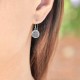 Boucles d'oreilles globes en Argent 925