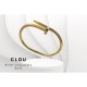 Bracelet Clou en Acier inoxydable doré