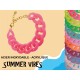 Bracelet Summer Vibes en Acier et acrylique coloré