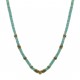 Collier en Acier inoxydable doré et pierres céramique
