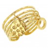 Bague réglable pendants en Acier inoxydable doré