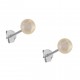 Boucles d'oreilles en Argent 925 et Perle d'eau douce 6mm