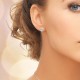 Boucles d'oreilles en Argent 925 et Perle d'eau douce 6mm