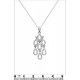 Collier en Argent 925 rhodié et Oxydes Zirconium