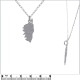 Collier carte Corse en Argent 925