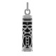 Pendentif Tiki Tendresse en Argent 925 et Onyx