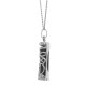 Pendentif Tiki Tendresse en Argent 925 et Onyx