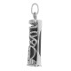 Pendentif Tiki Tendresse en Argent 925 et Onyx